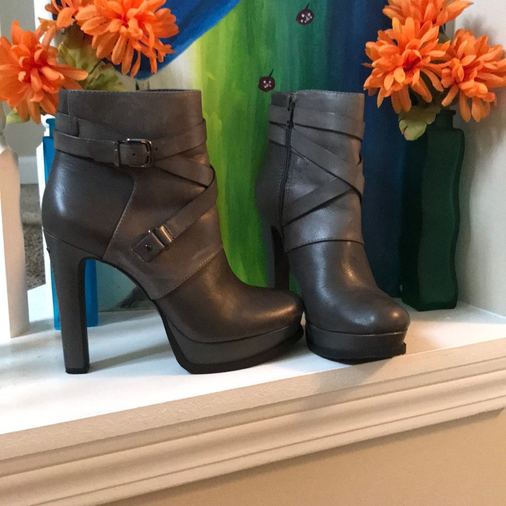 Gianni Bini Heeled Strappy Booties